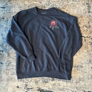 Women's Rose graphic crew neck